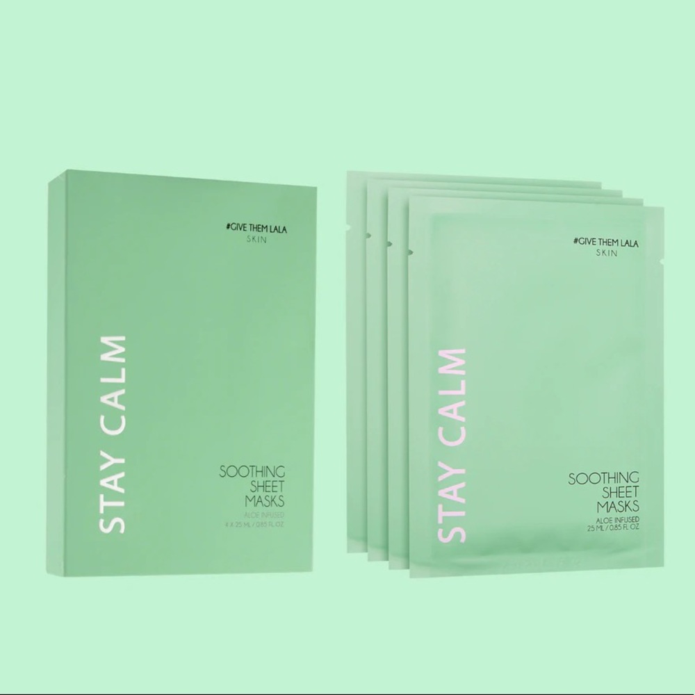 💗Give the LaLa STAY CALM SOOTHING SHEET MASKS